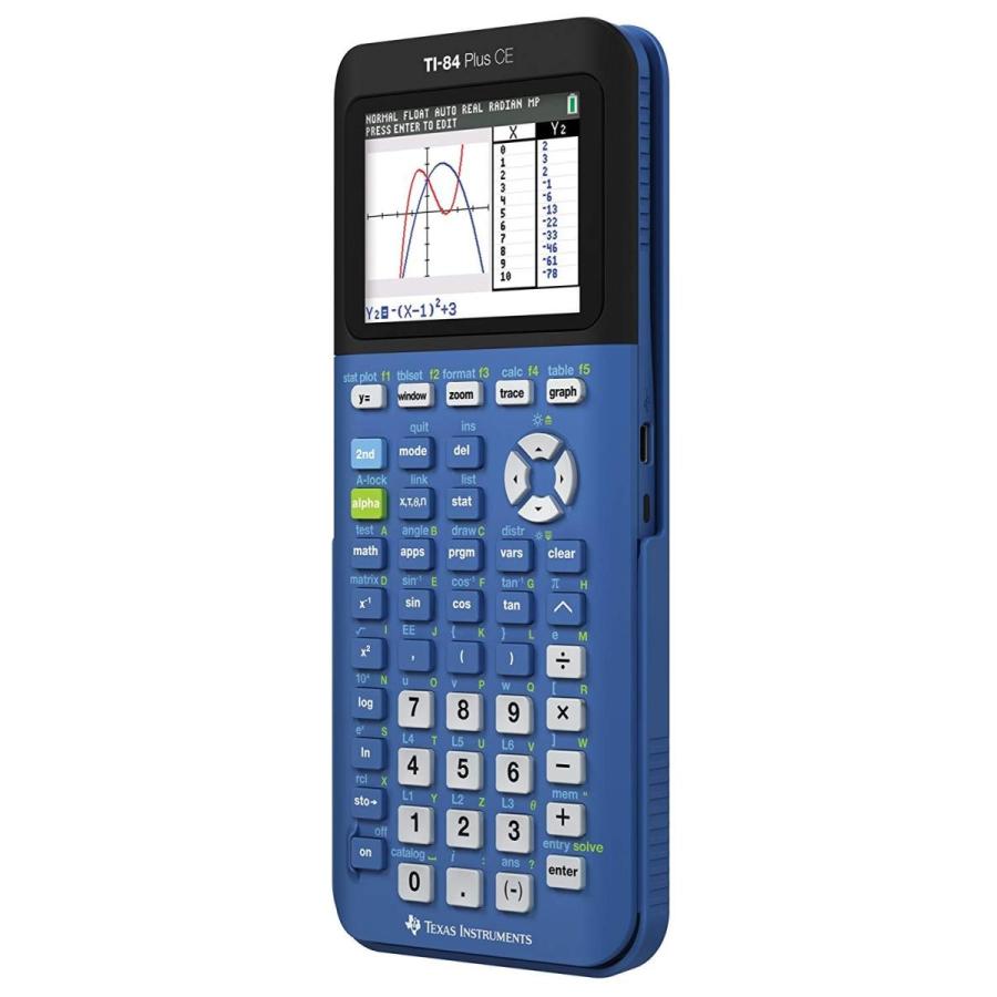 Texas Instruments TI-84 Plus CE Blueberry Graphing Calculator