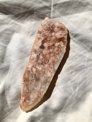 瑪達加斯加 櫻花瑪瑙片 少有紅邊水晶花 爆彩 盆景 crystal 擺設