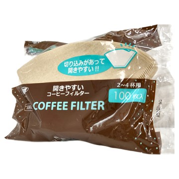 OC-06咖啡濾紙(茶色) 902166 2~4人用  100枚  1包