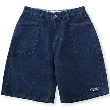 B-SIDE x JKS AGILITY OFF THE HOOK JORTS 膝下 丹寧七分褲 (深藍色)