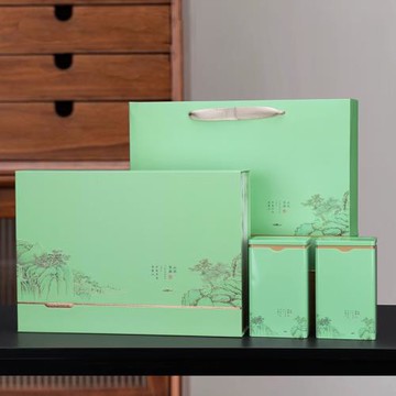 圖邇綠茶包裝盒空禮盒通用半斤一斤云霧明前龍井茶葉禮盒空盒