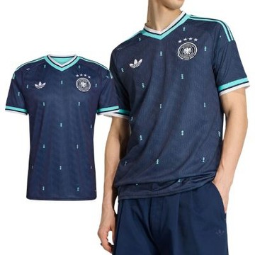 Adidas DFB A JSY CRO 男款 深藍色 世界盃 德國 客場 球衣 吸濕 排汗 短袖 JN2074