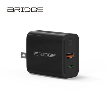 【70克30W快充】iBRIDGE PD30W 雙孔快速充電器/旅充頭 IBC009