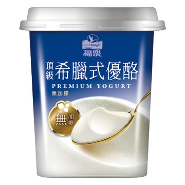 福樂頂級希臘式無加糖優酪500g※實際到貨效期約4天以上