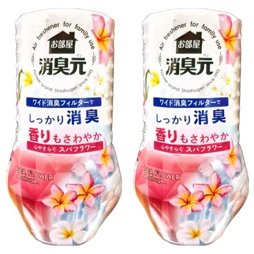 小林製藥 消臭元 浴廁芳香劑 - 400ml 消臭濾鏡  SPA百花香  2個