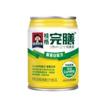 [杏一獨賣]【1箱送2罐/2箱送6罐】桂格 完膳營養素 雙蛋白配方-原味無糖 (250ml/24瓶/箱)【杏一】
