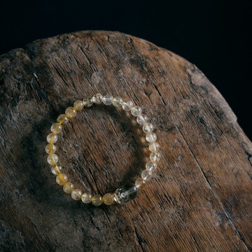 【Montagne】貔貅｜黃水晶。金髮晶手鍊  新年 開運禮 過年