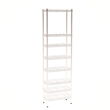 【客尊屋】粗管/小資型 35X60X210Hcm 白騎士八層架