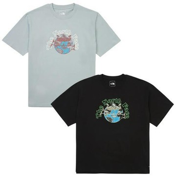 The North Face 北面 短袖上衣 男裝 排汗 速乾 灰藍/黑 NF0A8GX3FM2/NF0A8GX3JK3