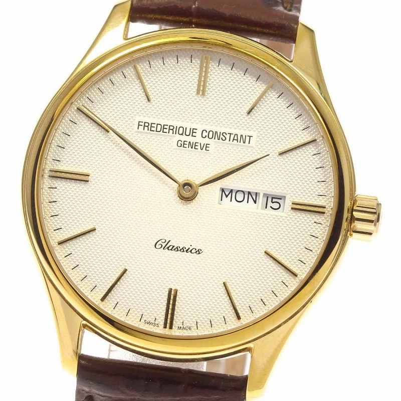 フレデリックコンスタント　ゴールド色 ☆保証書付き【FREDERIQUE CONSTANT】フレデリック