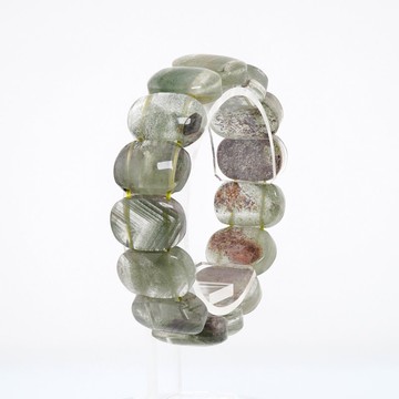 寶麗金珠寶-天然綠幽靈水晶手排