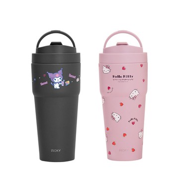 【WOKY沃廚】WOKY X SANRIO 酷洛米/Kitty 渾圓杯 鈦陶瓷770ml