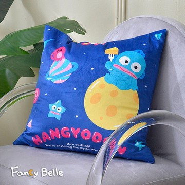 義大利Fancy Belle Sanrio-漢頓星際樂遊 麂皮靠墊 45*45CM
