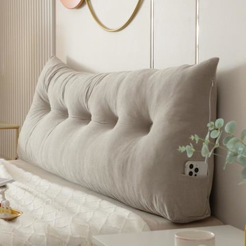 三角床頭靠墊大靠背榻榻米靠背墊學生宿舍臥室軟包出租屋床上靠枕