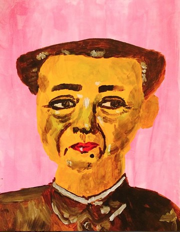 似顏繪來圖訂制人像造型畫作(1人加背景)