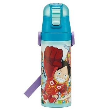 Skater 超輕量彈蓋直飲式保冷不鏽鋼水壺 230 x 直徑68mm  海賊王  470ml  1個