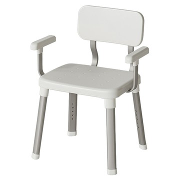 康逸 輕巧可調高防滑浴椅 F075  白色  均碼