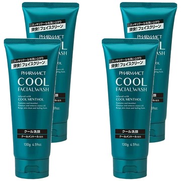 KUMANO 熊野油脂 薄荷洗面乳 爽快清涼  130g  4件