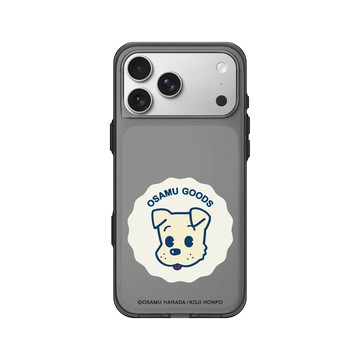 iPhone 17 Pro Max Clear (相機按鈕) 酷墨灰 - OSAMU GOODS - 經典復古系列-Dog