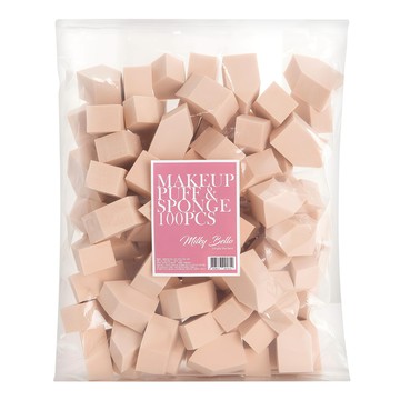 Kimera'J 大容量化妝海綿房屋粉撲 100入  1組  單色