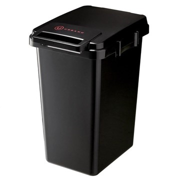 北歐風連結式環保垃圾桶 45L - 二色 黑色