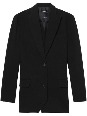 pushBUTTON - wool single-breasted blazer - women - Wool - S - Black