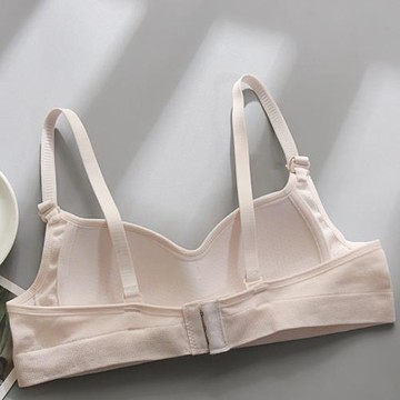 加蒂諾尼無鋼圈內衣少女大胸顯小文胸罩聚攏夏季薄款收副乳防下垂