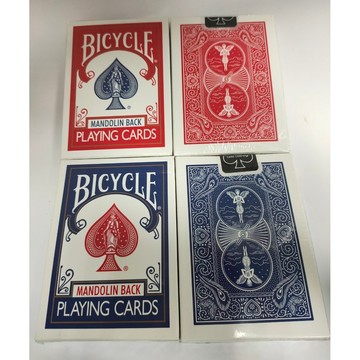 【USPCC撲克】BICYCLE 809 MANDOLIN 曼陀鈴 紅背及藍背 撲克，共二色 便宜賣！