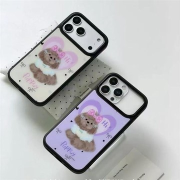 ✨iPhone手機殼✨奶油小狗適用蘋果17promax手機殼iPhone16膚感15/14/13水凝殼12女