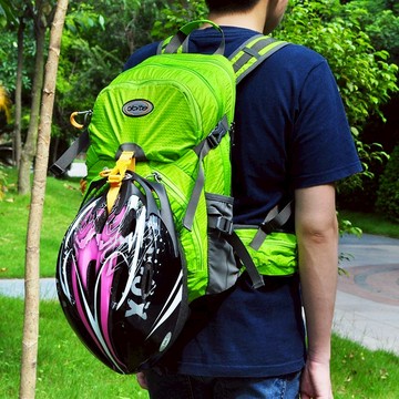 後背包 戶外登山包 徒步後背包 登山背包 山地自行車騎行水袋包戶外多功能登山徒步透氣裝備背包20升