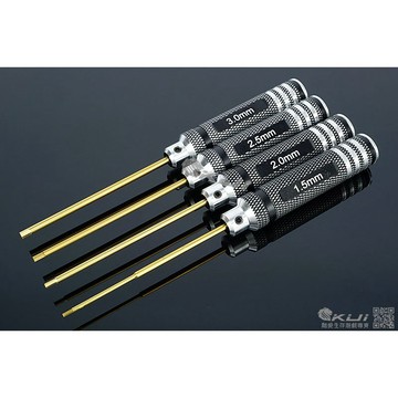 【酷愛】六角扳手組，手工具組 鍍鈦把手（一組4支）內六角工具組