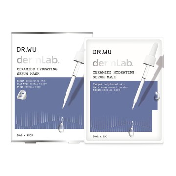 DR.WU達爾膚 神經醯胺保濕精華面膜4PCS