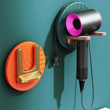 ??G&S微生活館?? 折疊免打孔吹風機收納架 風筒支架 折疊掛架 浴室風筒壁掛架 置物架