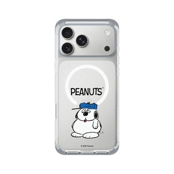 iPhone 17 Pro Max ClearX (MagSafe 兼容) 霜透灰 - 史努比 Snoopy - 經典 - Olaf歐拉夫