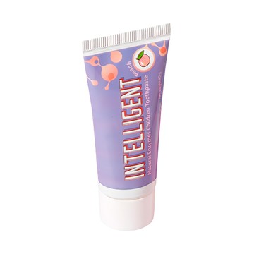 INTELLIGENT 因特力淨 兒童酵素牙膏 水蜜桃 全口腔護理 無氟 可吞嚥  40g  1條