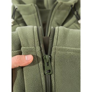 顯白不挑人！重磅搖粒絨保暖連帽衛衣秋冬軟糯加絨厚實帽衫外套男