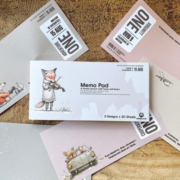 森林好朋友 便條本