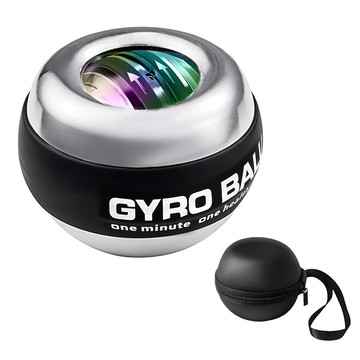 LUAZ 手腕前臂握力強化陀螺球運動器材  1個  LUAZ-LE2  銀色