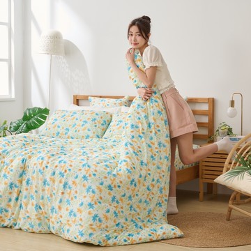 戀家小舖 向陽之森 織島系列 單人床包 高階針織 含二件枕套 台灣製