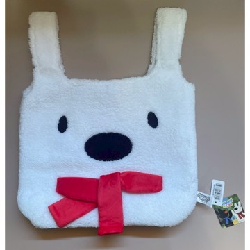【全新12吋正版授權】麗莎與卡斯柏 絨毛 手提袋 麗莎與卡斯柏 購物袋 絨毛手提包 卡通手提包 手提袋 提袋 絨毛提袋