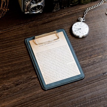 皮革記事夾 B7尺寸 可訂製顏色