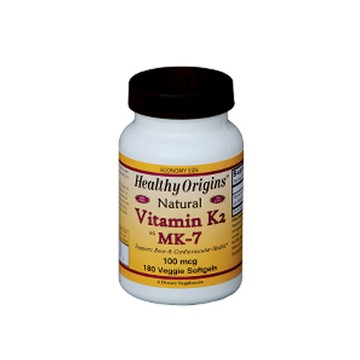 Vitamin K2 As MK7 180 Soft Gels by Healthy Origins