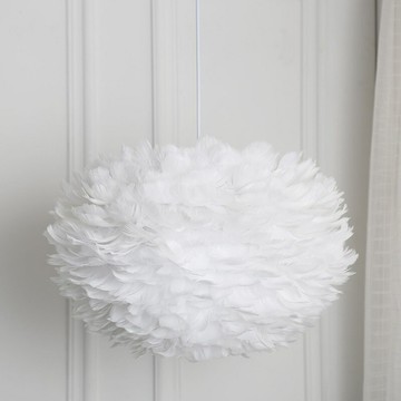 【優選百貨】臥室鵝毛小吊燈 北歐溫馨浪漫創意客廳餐廳吧臺民宿兒童羽毛吊燈