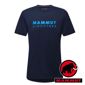 【MAMMUT 長毛象】Trovat男圓領短袖T恤『海洋藍/冰藍』1017-09864-50511戶外 露營 登山 夏季 排汗 舒適
