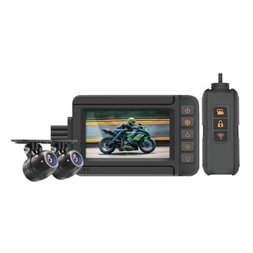 PAIPAI 前後雙錄1080P TS碼流 GPS重機摩托車用 MT55行車紀錄器(贈64G)
