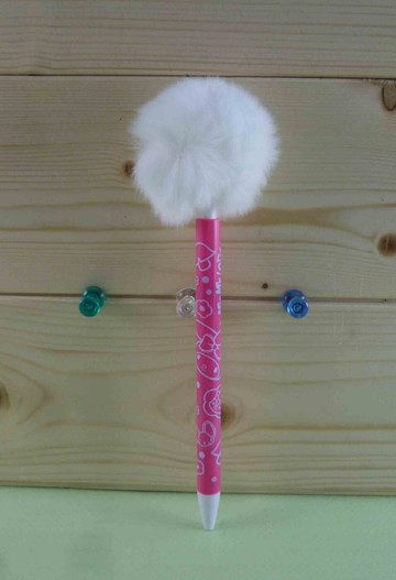 【震撼精品百貨】My Melody 美樂蒂 原子筆 毛 粉 震撼日式精品百貨