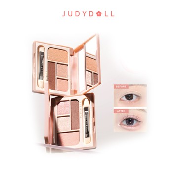Judydoll橘朵臥蠶盤提亮下至四色眼影盤眼線日常愛豆臥蠶眼影盤