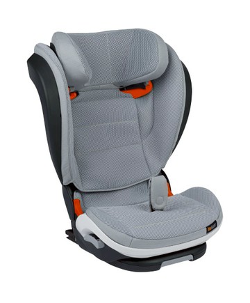 [刺繡 LOGO 版] iZi Flex FIX 成長型兒童汽車安全座椅-3D冰稜灰