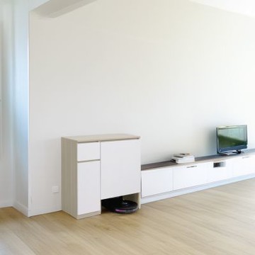 文創集  馬達利3尺二門單抽多用途低收納櫃(二色可選)-90x40x92cm免組