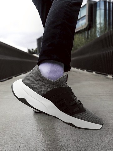 贈哈囉包【台灣製】V-TEX超機能防水鞋 - HELLO II 黑灰色